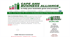Desktop Screenshot of capeannbusinessalliance.com